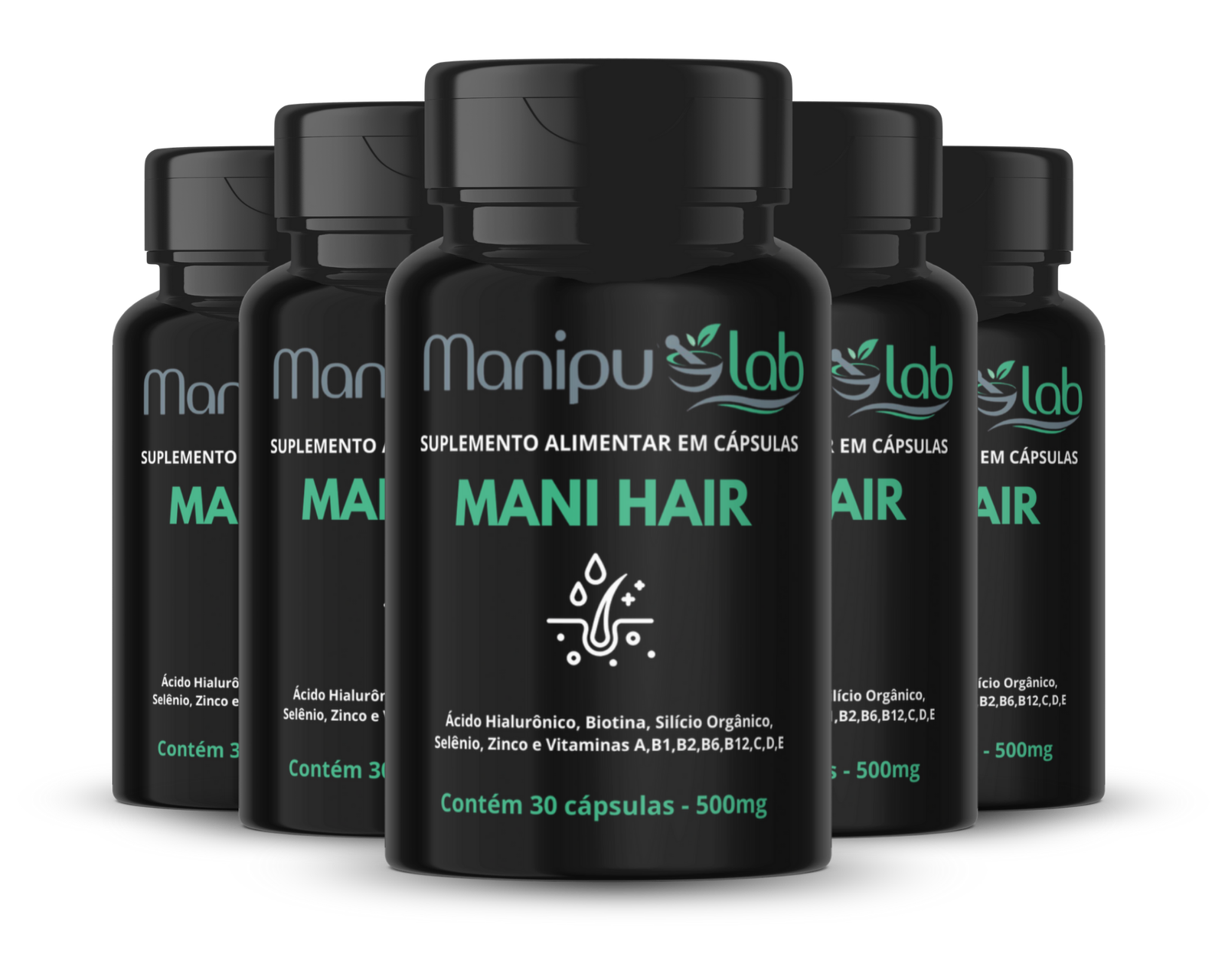 5 frascos de Mani Hair